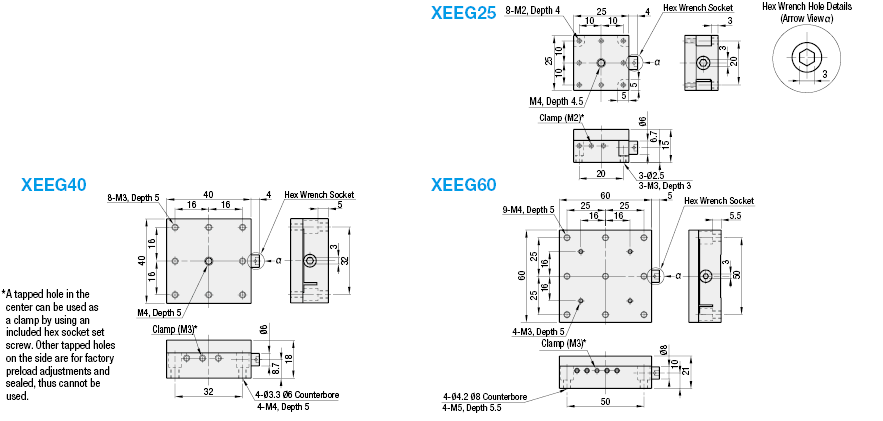 [Precision] X-Axis/Dovetail/Hex Wrench Drive:Related Image