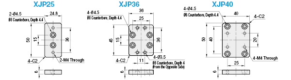 Adaptor Plates for XY-Axis Stages:Related Image