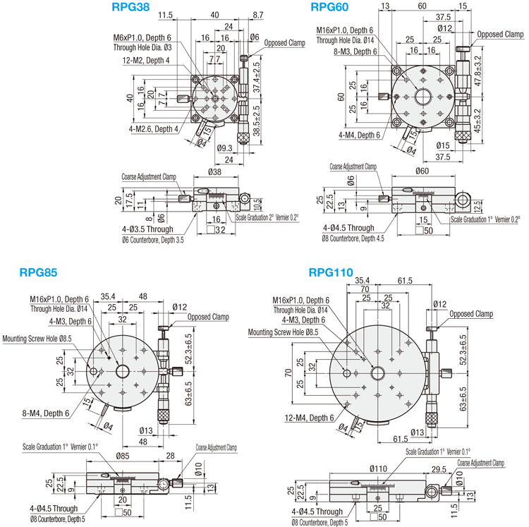 [Precision] Rotary/Micrometer Head:Related Image