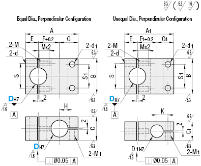 Perpendicular Configuration/Split Same Diameter/Split Different Diameter:Related Image