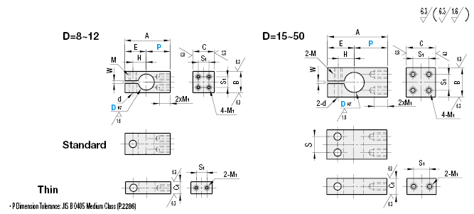 Parallel Tapped/Standard Pitch:Related Image