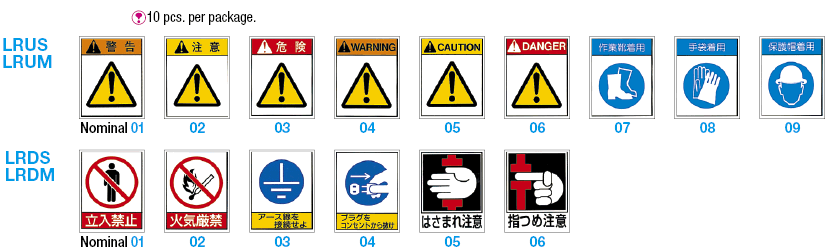 Caution/Warning/Danger Mark Stickers:Related Image
