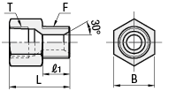 Hydraulic Fittings/Straight/Female/PT Tapped/PF Threaded:Related Image