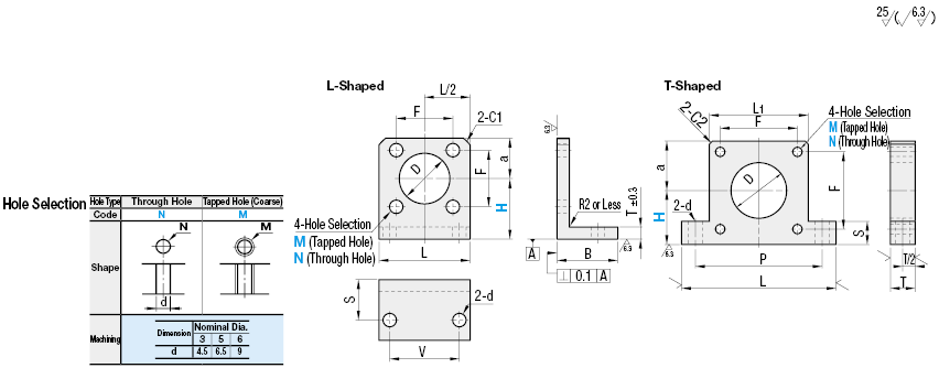 Compact Cylinder Brackets/L-Shaped/T-Shaped:Related Image
