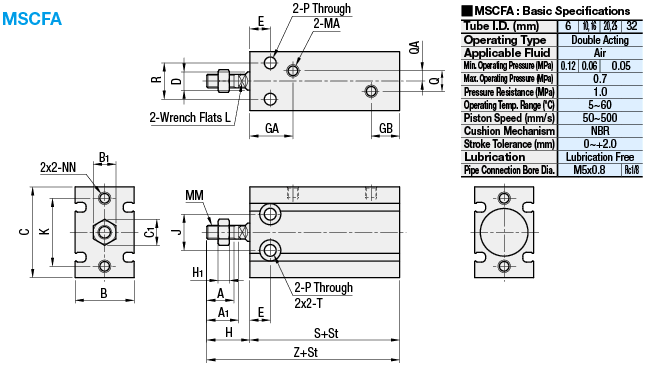 Small Cylinders/Sensor Slot Unit:Related Image