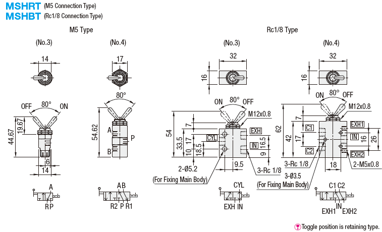 Switch Valves/Manually Operated/Button/Toggle Type:Related Image