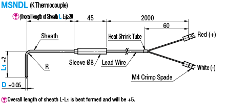 Temperature Sensors/L-Shape/K-Thermocouple:Related Image