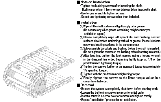 Keyless Sprockets/35B/40B Series:Related Image