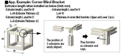 6 Series/Corner Blind Brackets/Base 30/Two-Way Type:Related Image