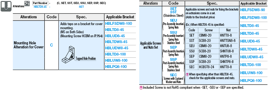 8-45 Series/Brackets GFS8/Base 50:Related Image