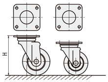 Caster, Compatible Type: Related Image