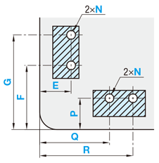 Integrated Casters & Leveling Mounts, Mounting Hole Configurable: Related Image