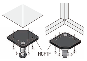 Integrated Casters & Leveling Mounts, Mounting Hole Configurable: Related Image