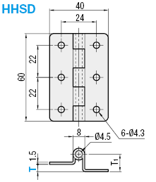 Stainless Steel Hinges/Stepped:Related Image