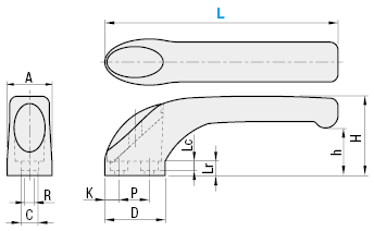 Cantilever Handles/Aluminum Type:Related Image
