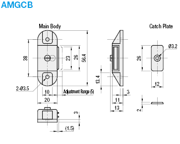 Magnet Catches/Adjustable Type:Related Image