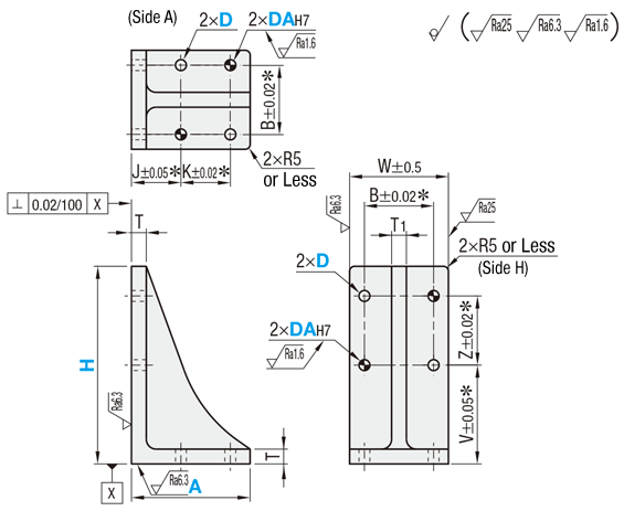 Angle Plates - Opposite Angle Dowel Holes: Related Image