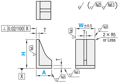 Angle Plates - Side A (Base Surface) Machining Configurable: Related Image