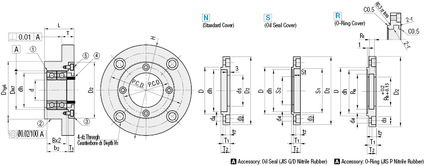 Angular Contact/Flanged Type:Related Image