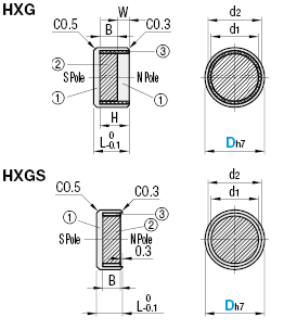 Magnets with Holders/h7 Tolerance:Related Image