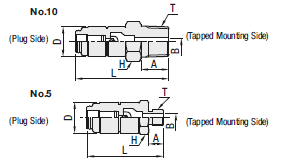 Air Couplers/Miniature/Socket/Threaded:Related Image