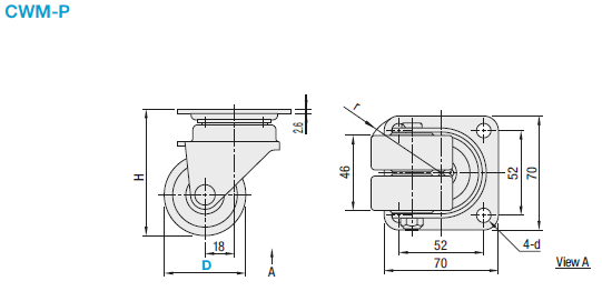 Casters/Double Wheel/Medium Load:Related Image