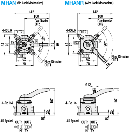 Switch Valves/Manually Operated/Lever Type:Related Image