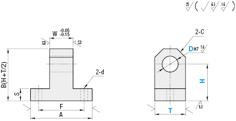 Hinge Bases/T-Shaped/Fixed Dimension:Related Image
