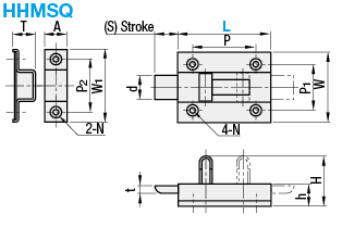 Latch/Sliding Bolt/Square:Related Image