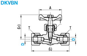 Needle Valve with Union End Connectors:Related Image