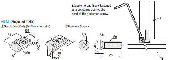 Blind Joint Parts - Simple Joint Kit:Related Image