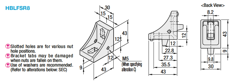 8 Series/Nut-Fixing Brackets:Related Image