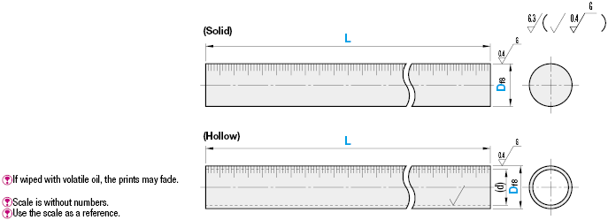Posts for Stands -Calibrated - Length Configurable:Related Image
