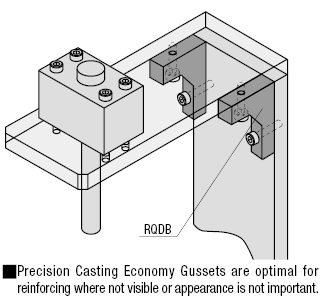 Gussets/Precision Casting/Through Hole/Hole Position Fixed/Economy:Related Image