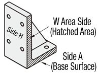 Angle Plates - Mounting Hole Selectable, Hole Position Fixed: Related Image