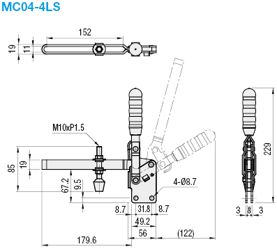 Vertical Handle/Long Arm/Straight Base:Related Image