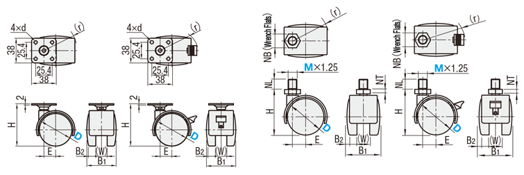 Design Casters, CTGM□: Related Image