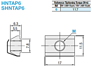 6 Series/Post-Assembly Insertion Nuts with Leaf Spring:Related Image