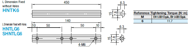 6 Series/Long Nuts/L Dimension Fixed:Related Image