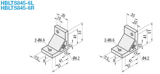 8-45 Series/Assembly Brackets for Different Extrusion Sizes:Related Image