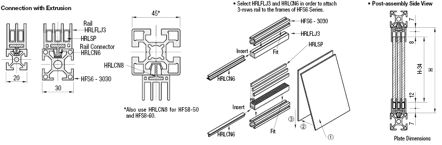 Connectors for Sliding Rail/Resin:Related Image