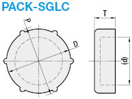 Slide Guide Mounting Hole Caps (Pack):Related Image
