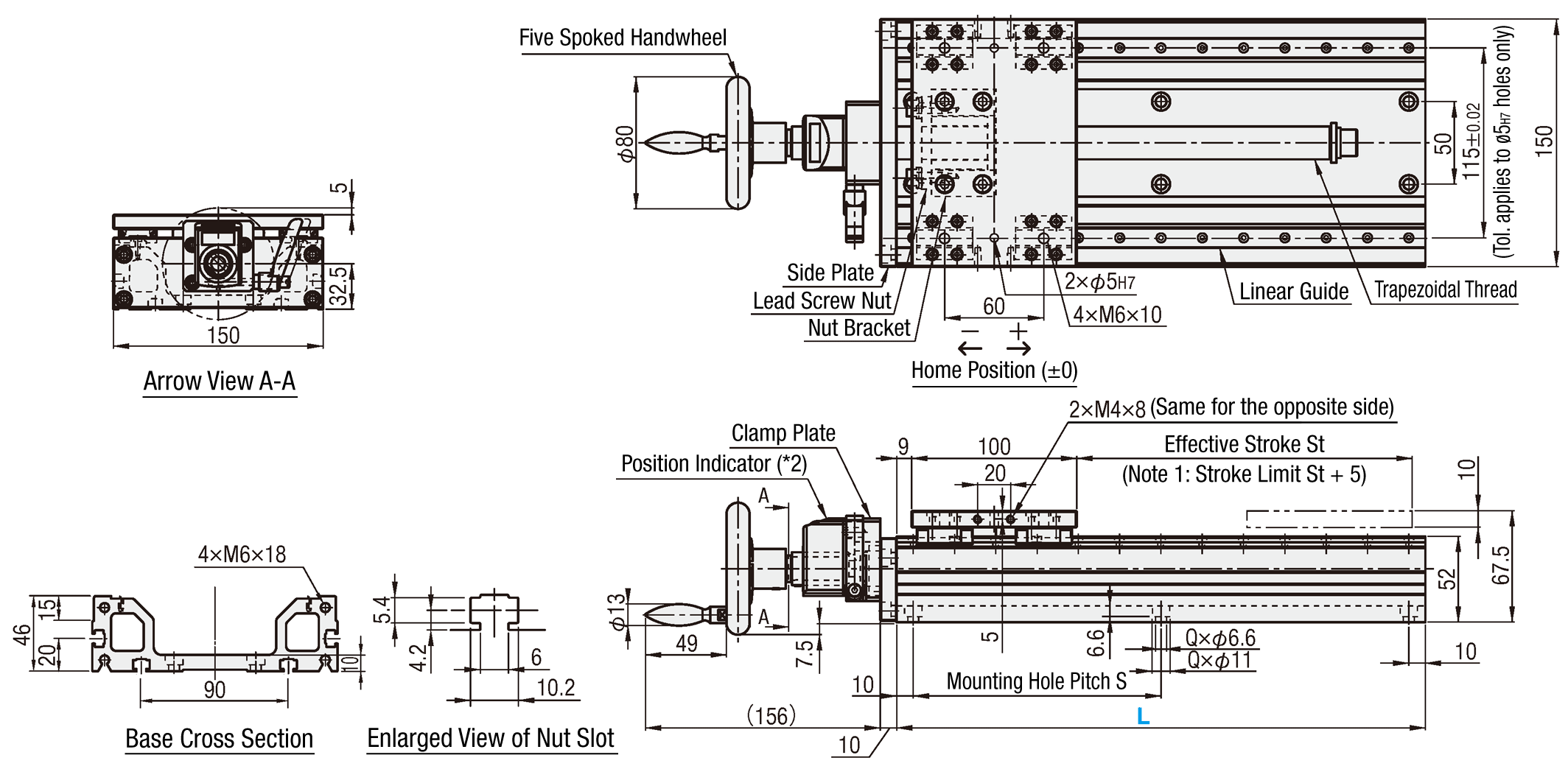 6-Surface Milled Mounting Plates/Brackets - External Dimension Configurable: Related Image