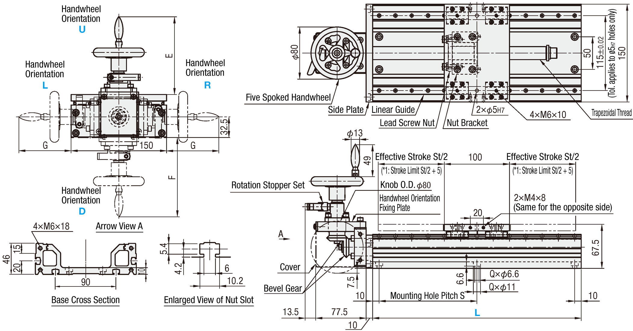 6-Surface Milled Mounting Plates/Brackets - External Dimension Configurable: Related Image