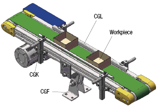 Conveyor Guide Rail Brackets / Offset Type from MISUMI | MISUMI