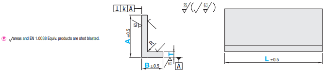 L-Shaped Angles/Unfinished Inside/Outside Datum Perpendicularity:Related Image