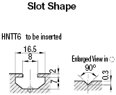Slot Width 8mm/Flat Frame/No Flange/1-Side Slot Type:Related Image
