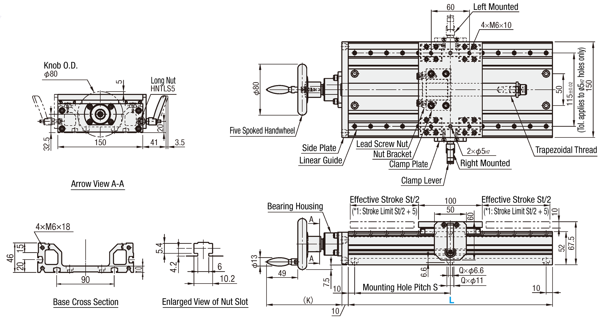 6-Surface Milled Mounting Plates/Brackets - External Dimension Configurable: Related Image