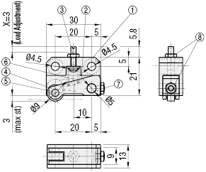 Roller Plungers/Compact/Load Adjusting Function:Related Image