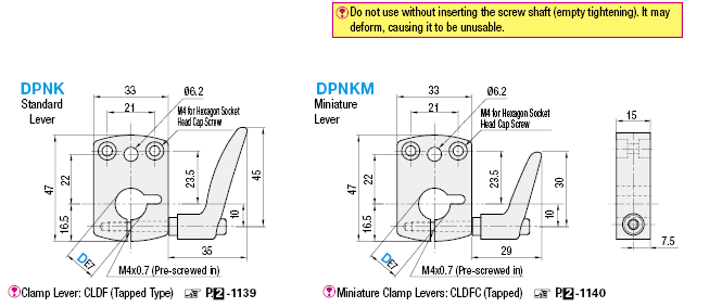Clamp plates for Compact Positioning Indicator with Lever and Bearing:Related Image